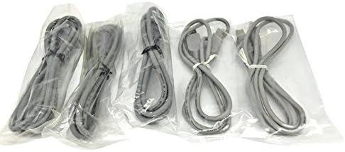 (5 Pack) USB 2.0 Cable - A-Male to B-Male - 4 Feet (1.2 Meters)