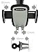 Roybens 2-in-1 Universal Air Vent and Windshield Cell Phone Car Mount Holder Cradle Fits Apple iPhone 5 5S 6 Plus 6S 5C, Android Smartphones, Samsung Galaxy S6 Edge Note, LG, HTC, GPS, iPod (Black)