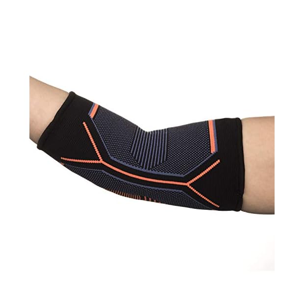 Kunto Fitness Elbow Brace Compression Support Sleeve for Tendonitis
