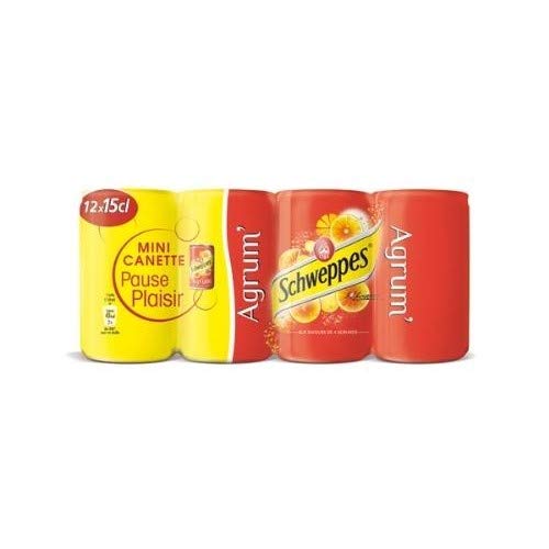 Schweppes - Agrum Boxen 12X15Cl - Agrum Boites 12X15Cl - Preis Pro Einheit - Schnelle Lieferung