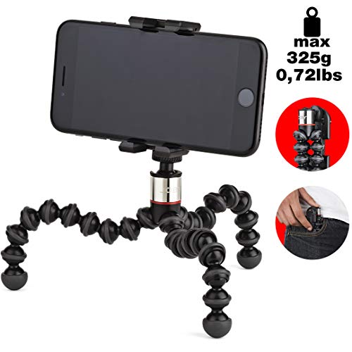 GripTight ONE GorillaPod Stand: Flexible Tripod and Mount for Smartphones from iPhone SE to iPhone 8 Plus, Google Pixel, Samsung Galaxy S8 and More