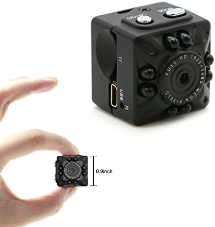 Aufikr Mini DV Camera Small Camera 1080P Full HD 12.0MP Portable Mini Video Camera with IR Night Vision & Motion Detection, Security Surveillance Camera for Home Office
