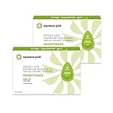 Squeeze Pod Travel Conditioner - 20 Single Use Pods - Leak Proof, TSA Approved Travel Size Toiletries Made with Natural Ingredients - Best for Airline Traveling, Camping, Hiking, and Gym Bags (VC07)