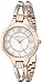 Anne Klein Women's AK/1440RMRG Rose Gold-Tone Bangle Watch