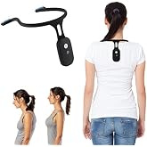 Fauitay Intelligent Posture Corrector and Trainer for Back, Neck, Hanging Necks Trainer Rechargeable Silicone Automatic Induction Smart Posture Corrector for Women Men,Necks Back Brace