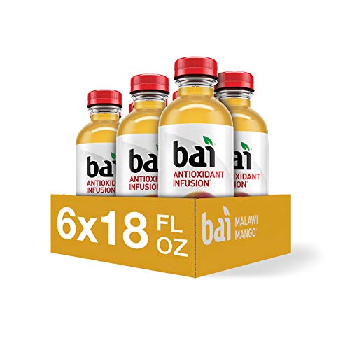 Bai Flavored Water, Malawi Mango, Antioxidant Infused Drinks, 18 Fluid