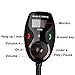 Vafru Universal Wireless Car Bluetooth FM Transmitter Modulator Radio Adapter Car Kit for Handsfree Calling & Music With Charging Port