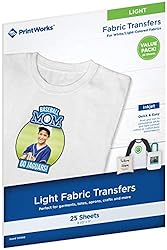 Printworks Light Fabric Transfers, for