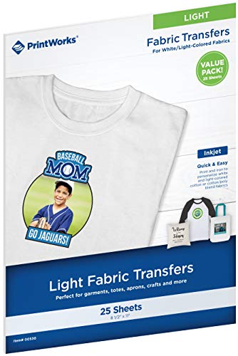 Printworks Light Fabric Transfers, for
