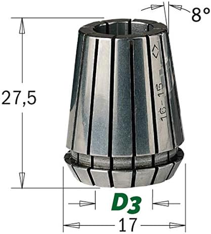 ER16 Precision collets - D3 4 - Fraiser