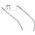 FONEX Titanium Glasses Frame,Rimless Frameless Optical Eyewear Eyeglasses for Men and Women F85634