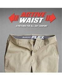 Pantalones de chino Dickies para hombre, cintura activa, lavados, ajustados