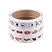 Bluecell Colorful Eye Nose Mouth Cartoon Mini Sticker Decal for Party Favor Décor Notebook Sticker Coloring Book-3 rolls/2200pcs