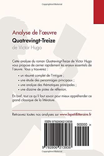Quatrevingt Treize De Victor Hugo Analyse De L Oeuvre Comprendre La Litterature Avec Lepetitlitteraire Fr Amazon Fr Noiret David Livres