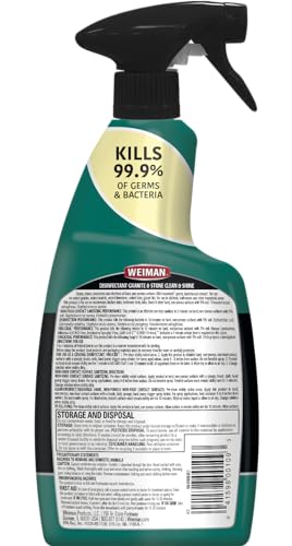 WEIMAN DISINFECTANT GRANITE DAILY CLEAN & SHINE, 24 FL OZ (PACK OF 1)