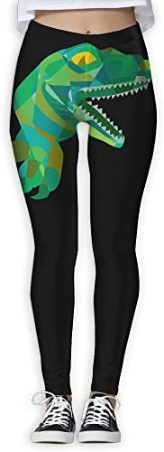 DDCYOGA Raptor Breaking Out Low Polygon Womens Tummy Control Yoga Leggings Bike Running Yoga Leggings For Girls