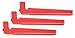 Bohning Tower Jig Replacement Arms, Red, 1 Degree Right Offset, Set of 3