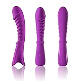 Zenco's G-Spot Vibrator - Silky soft Silicone - Quiet - Rechargeable & Waterproof - with 7 Luxurious Stimulation Modes