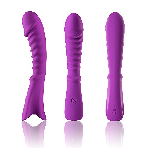 Zenco's G-Spot Vibrator - Silky soft Silicone - Quiet - Rechargeable & Waterproof - with 7 Luxurious Stimulation Modes Zenco's G-Spot Vibrator - Silky soft Silicone - Quiet - Rechargeable & Waterproof - with 7 Luxurious Stimulation Modes
