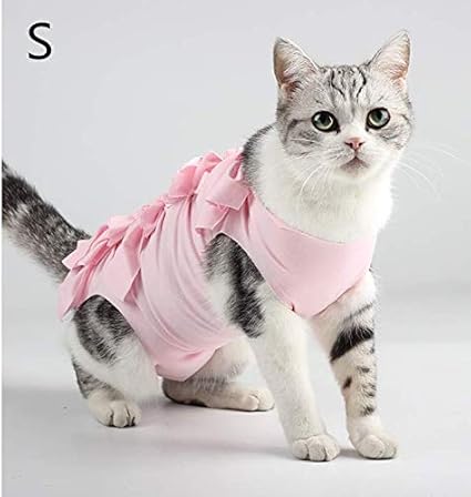 Amazon Co Jp 猫 術後服 Imikoko 介護服 避妊用 離乳服 傷口保護 術後回復 薬 傷舐め 引っ掻き防止 通気性よい 蝶結び 多色 S ピンク 家電 カメラ