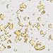kwmobile Case for LG G5 / G5 SE - Clear TPU Soft Phone Cover - Flakes Design, Gold/Transparent