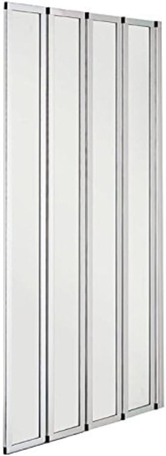 VeeBath Jade NCEU030 4mm 4-Fold Bi-Fold Bath Screen 1400x840 Chrome