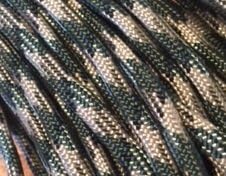 Camp Paracord Woodland Camo 550 lb 100' Hank of Paracord