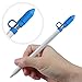 Fintie 3 Pieces Silicone Bundle Compatible with Apple Pencil 1st Generation, Soft Protective Cover Accessories Pencil Cap Holder with Nib Cover, Cable Adapter Tether, Blue