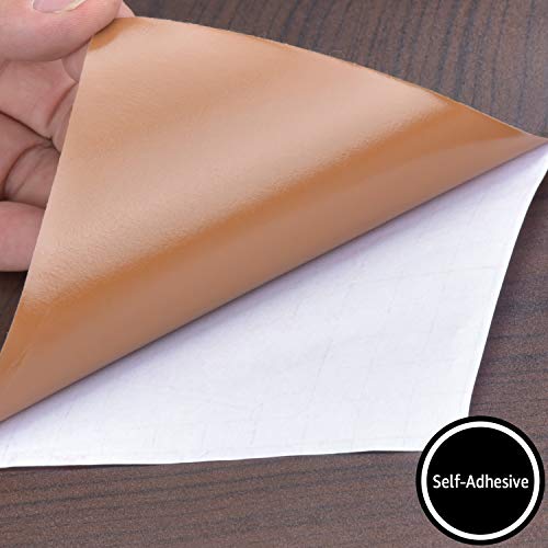 Art3d SelfAdhesive Contact Paper Countertops (200"x17.7", Black Walnut