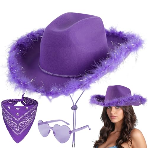 Frayed Silver Trim-purple