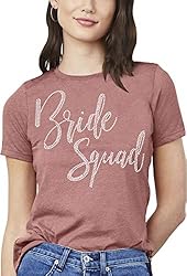Bride Squad Shirts for Bachelorette Party - Glam