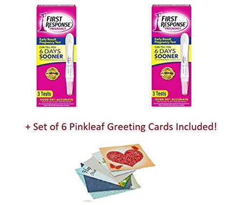 image for First Response Early Result Pregnancy Test, 6 Count (Packaging & Test 