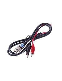 SMAKN® bnc un probador de plomo de pinzas de cocodrilo dobles 1 m