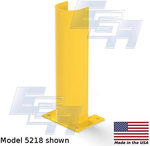 Pallet Racking Post Protector 18" Tall for 3" Diameter Columns [10 Pack], by EGA Products - Protects Employee Safety and Helps Reduce Damaged Racks [Made in USA]