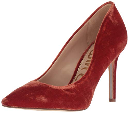 Sam Edelman Women's Hazel Pump, Paprika Velvet, 11 M US