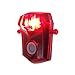 High Power NOVA-S LED Headlight and BARAN Bright Tail light, Yalumi Advanced Optical Quality, Long Battery Life, 1W 120 lumens, AAA Batteries Included …