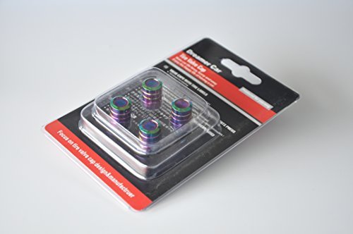 Dreamer Car ABS Valve Stem Caps Cylinder Shape Tire Valve Caps for Trucks/Bikes and Cars,4pcs