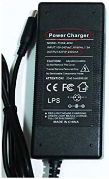 Flycoo Chargeur de Puissance pour Xiaomi M365 / Ninebot by Segway ES1/ES2 Trottinettes électrique Scooter Pliable Accessoire 36 / 42V 2A Charger Adapteur