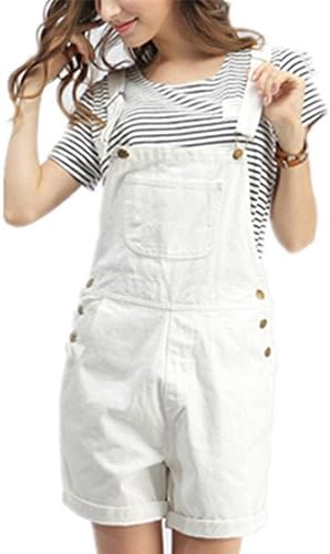 Women's Loose Casual Short Denim Pants Jean Rompers Jumpsuits Overalls