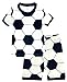 Boys Pajamas Football Short Sleeve Children Clothes Kids Sleepwear