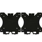 WALI VESA Mount Adapter Bracket for HP Pavilion Monitors, 27xw, 25xw, 24xw, 23xw, 22xw, 22cwa, 27cw, 25cw, 24cw, 23cw, and 22cw (VHP001-2), 2 Pack, Black