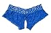 Trixx Intimates Women's Open Crotch Boyshorts Panty Blue Medium
