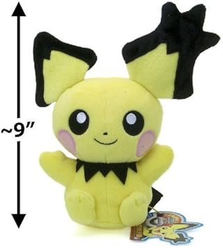 spiky eared pichu plush