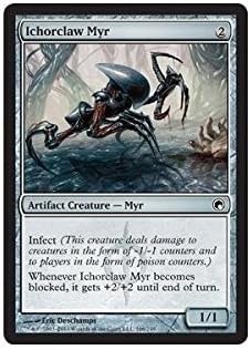 Amazon Com Magic The Gathering Ichorclaw Myr Scars Of Mirrodin Toys Games