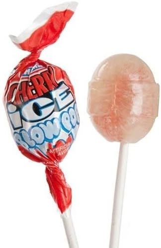 50 PIECE CHERRY ICE CHARMS BLOW POPS LOLLIPOPS