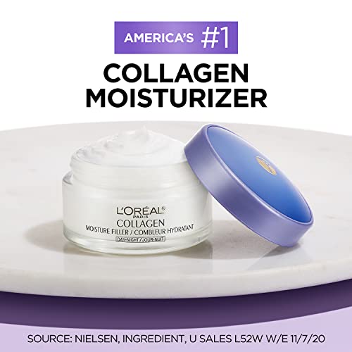 L'Oreal Paris Collagen Daily Face Moisturizer, Reduce Wrinkles, Face