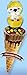 Candy Treasure Carrot KONZ | 12 Crispy Waffle Cones with Chocolate Cream & Surprise Toy Puppy Dog | Fudgy, Chocolatey Cream with Candy Sprinkles | 24 Collectible Toys | Fun For Boys & Girls