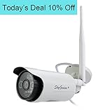 Wireless Wifi Outdoor IP Security Camera 720P HD IP66 Waterproof IP Network Camera with Motion Detection IR-CUT Night Vision Support ONVIF iOS Android Cell Phone Windows PC Remote Serveillance