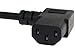 SF Cable 10ft Left Angle NEMA 5-15P to C13 Power Cord, 10Amp, 18/3 AWG, Compatible with HDTV, LCD Plasma, DLP TV, PC, Monitor, Printer, hubs, switches,