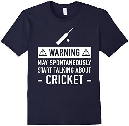Men's Funny Cricket Gift For Men Or Women Small Navy